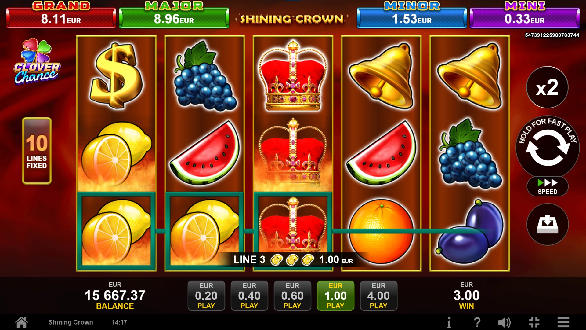 Corona Wild espandibile in Shining Crown